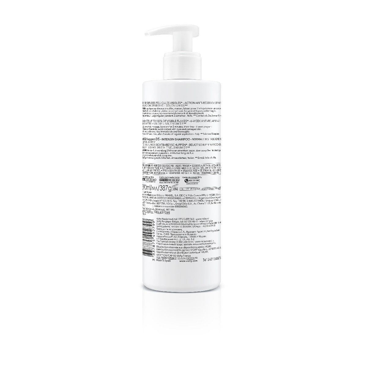 Vichy Dercos Anti Dandruff Shampoo for Dry hair 400ml - Image 2