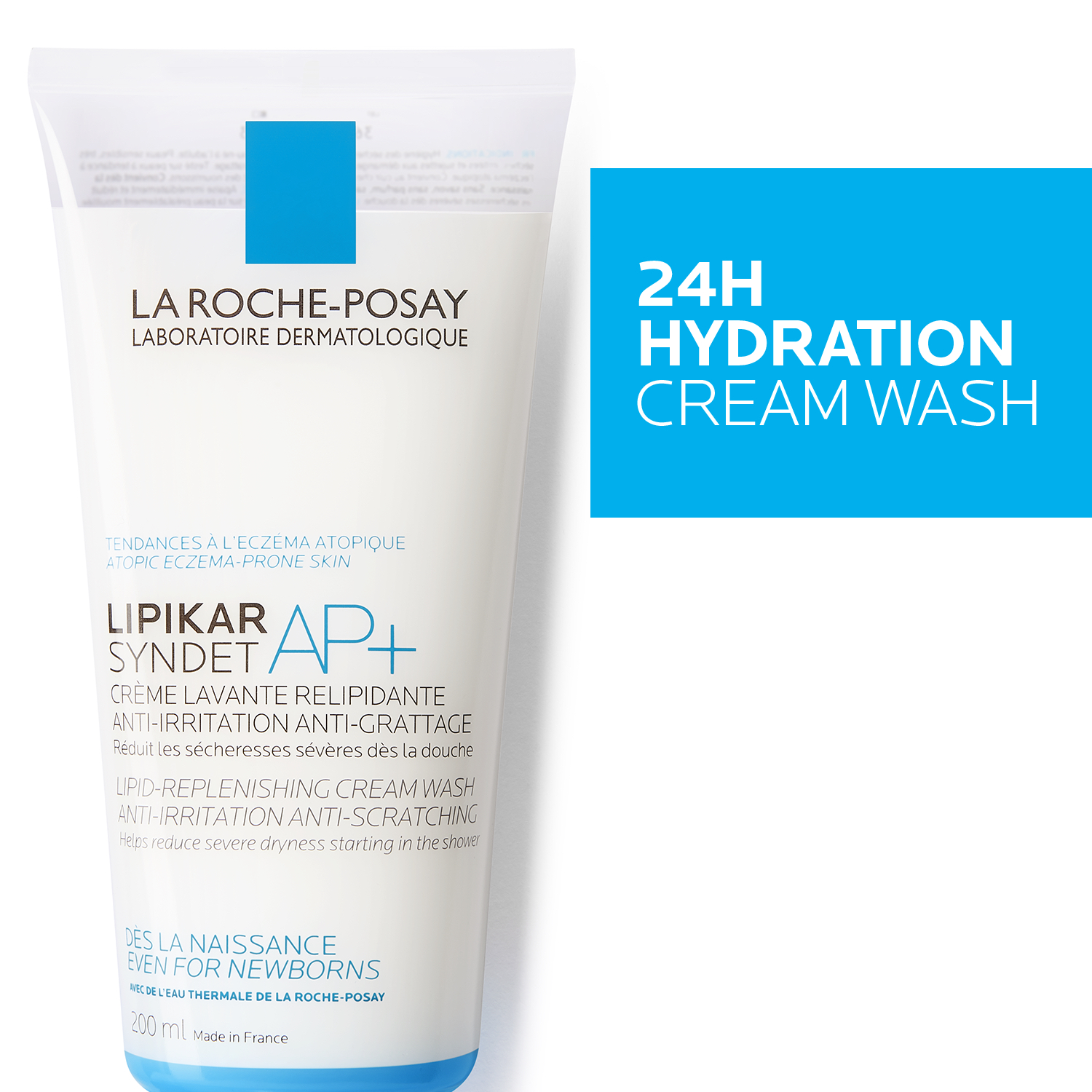 La Roche-Posay Lipikar Syndet AP+ Body Wash for Eczema Prone Skin 200ml - Image 3
