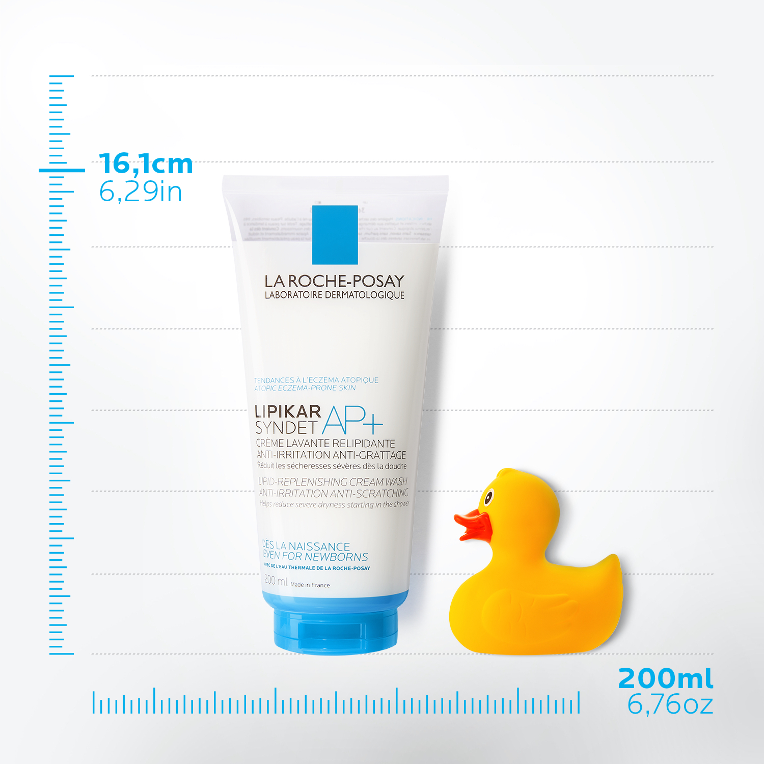 La Roche-Posay Lipikar Syndet AP+ Body Wash for Eczema Prone Skin 200ml - Image 5