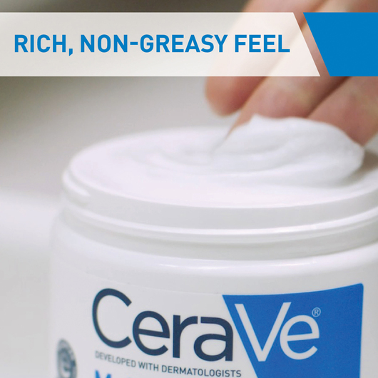 Cerave Moisturizing Cream for Dry Skin with Hyaluronic Acid 340G - Image 3