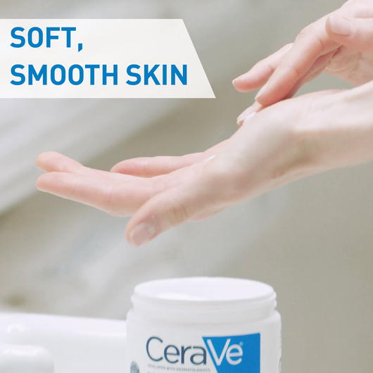 Cerave Moisturizing Cream for Dry Skin with Hyaluronic Acid 340G - Image 4