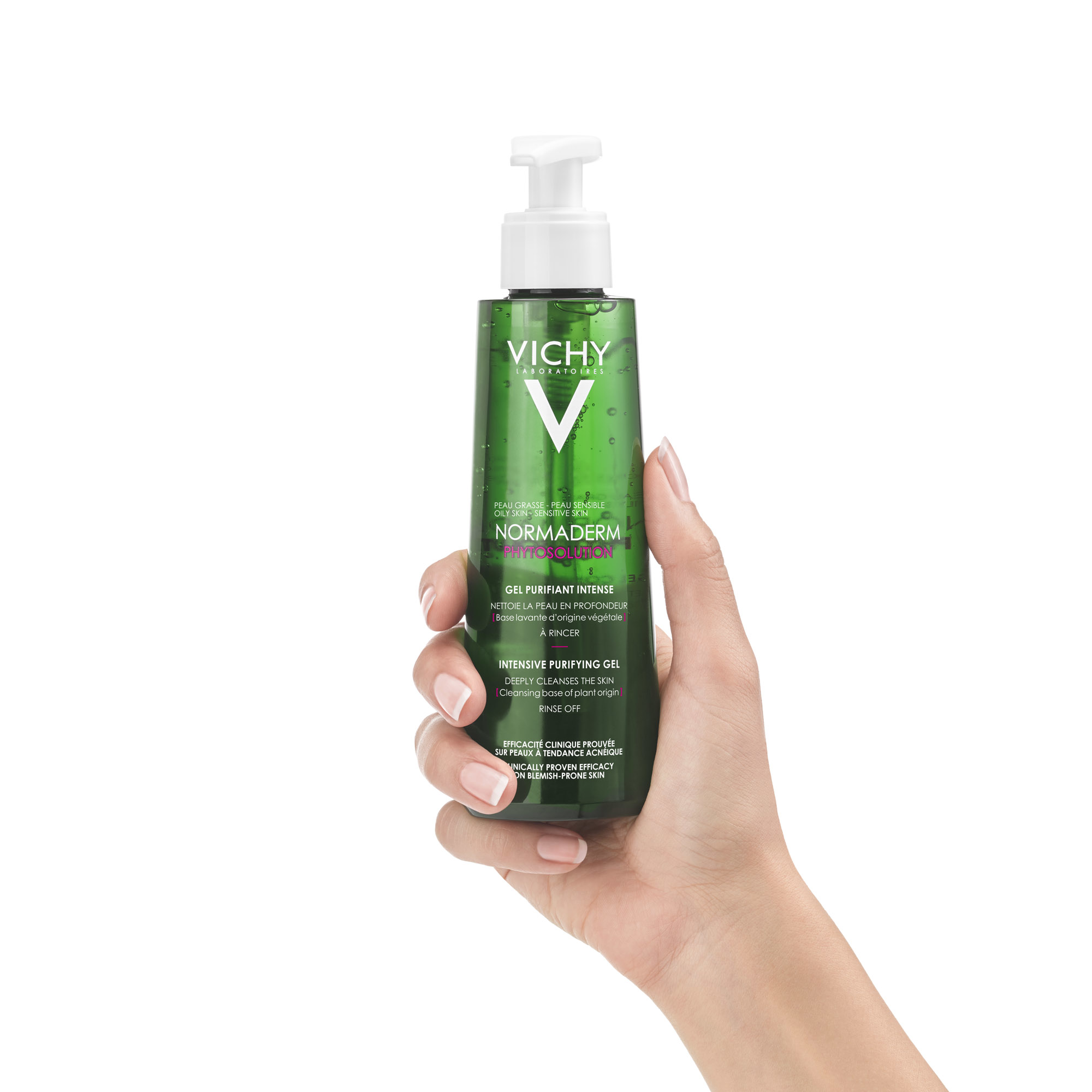 Vichy Normaderm Phytosolution Face Cleanser Gel for Oily/Acne Skin with Salicylic Acid 400ml - Image 3