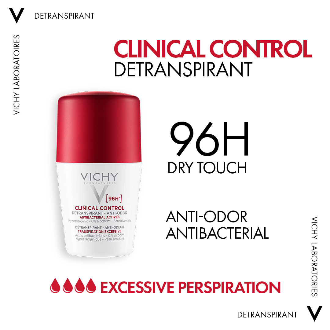 Vichy 96 Hour Clinical Control Deodorant for Women 50ml - Image 2
