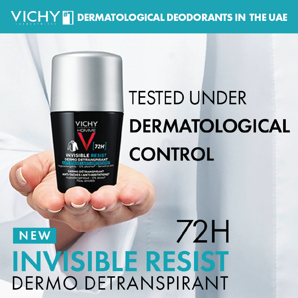 Vichy 72 Hours Invisible Resist Deodorant for Men 50ml - Image 4